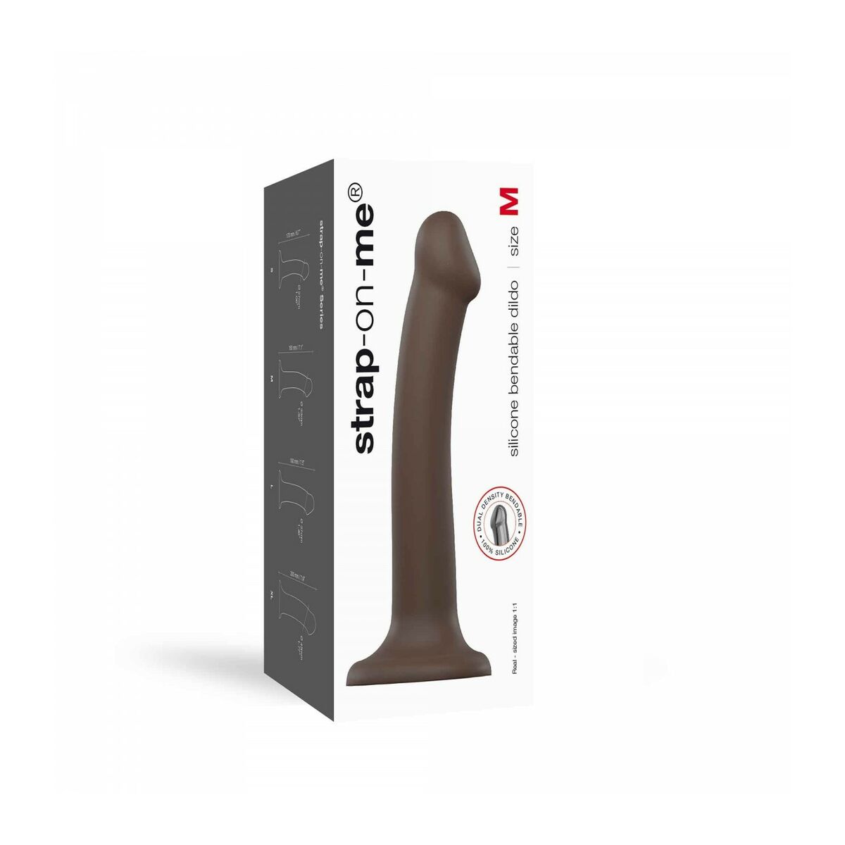 Dildo Strap-on-me 6013335 Choklad - 5