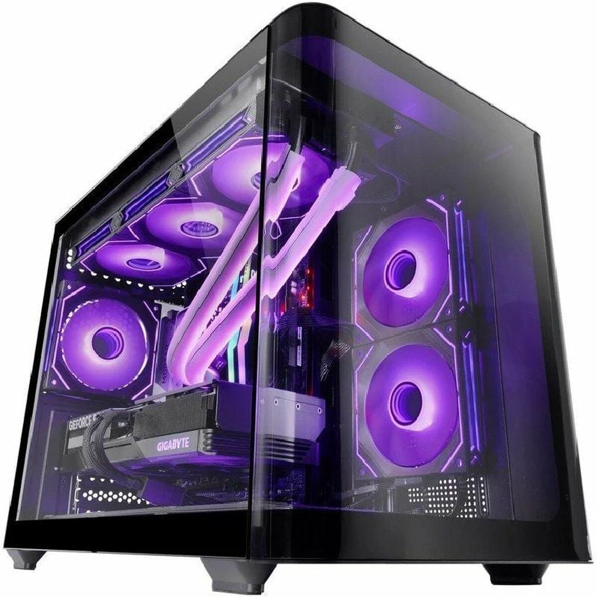 ATX Semitorn Mars Gaming MCFUSIONM Svart