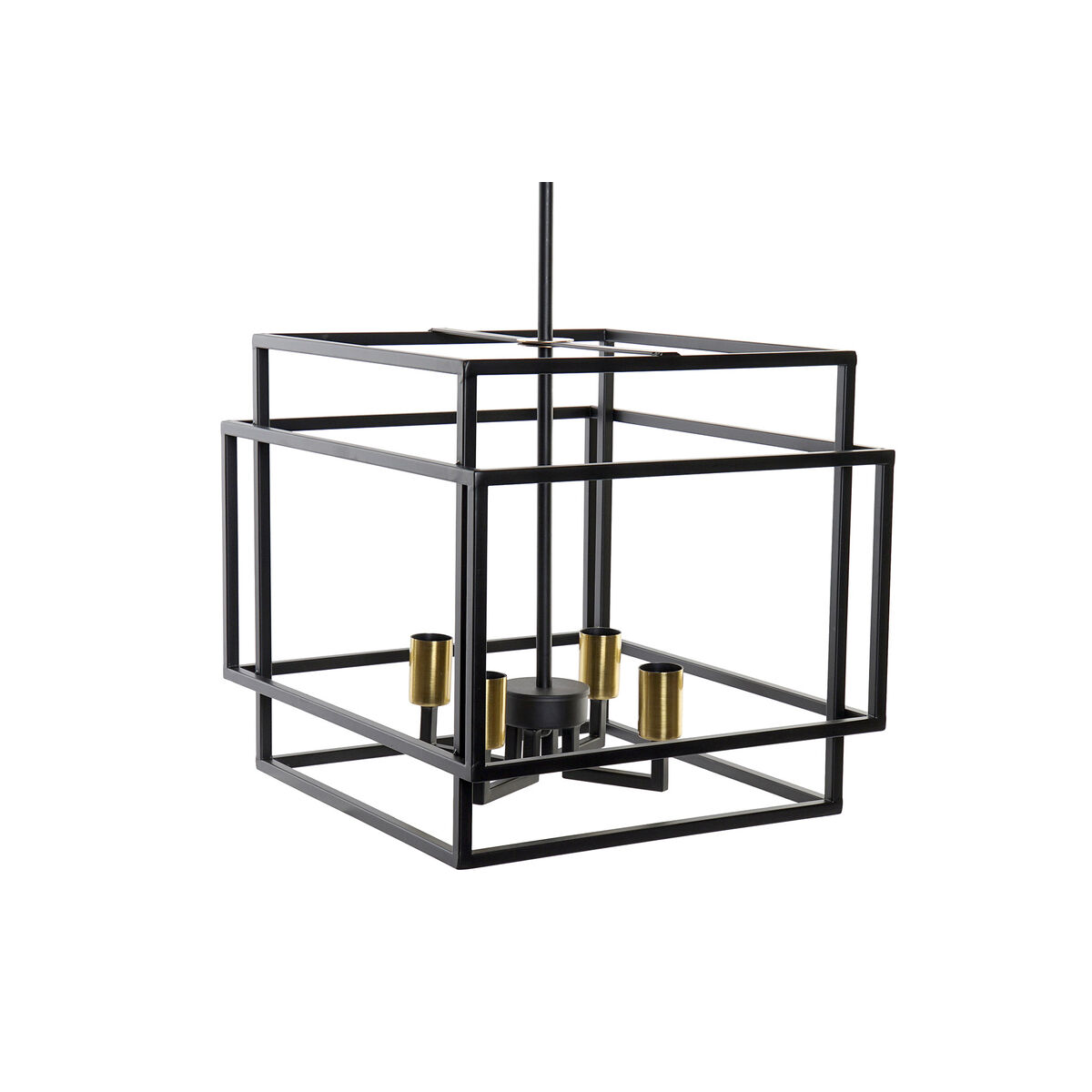 Taklampa DKD Home Decor Svart Metall 40 W 47 x 40 x 142 cm