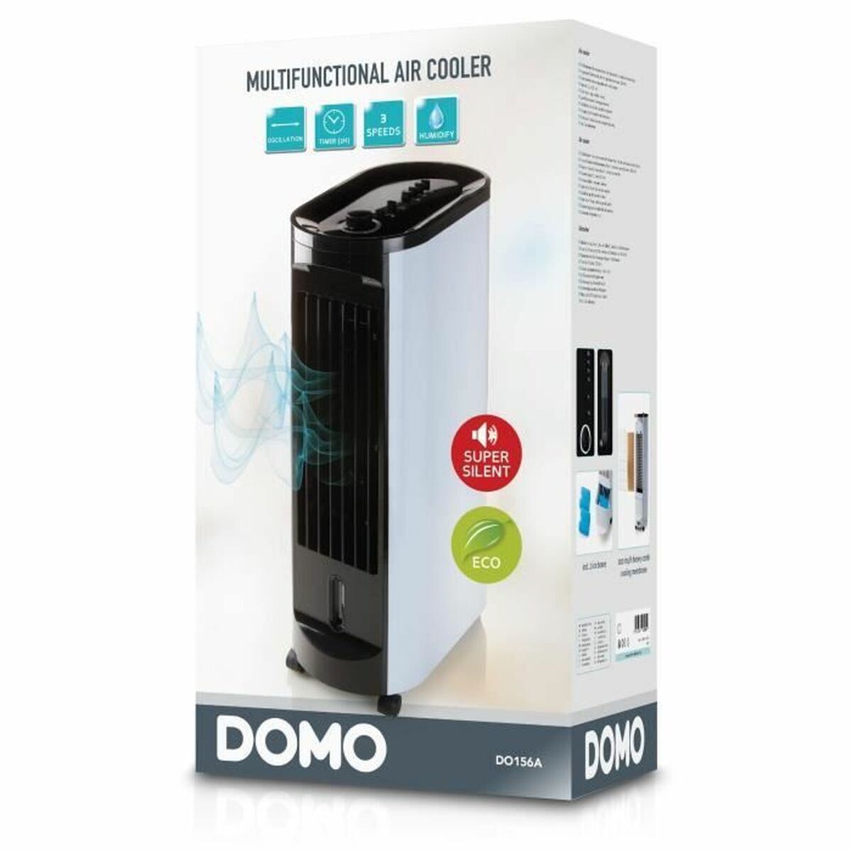Bärbar värmefläkt DOMO DO156A Vit - 2