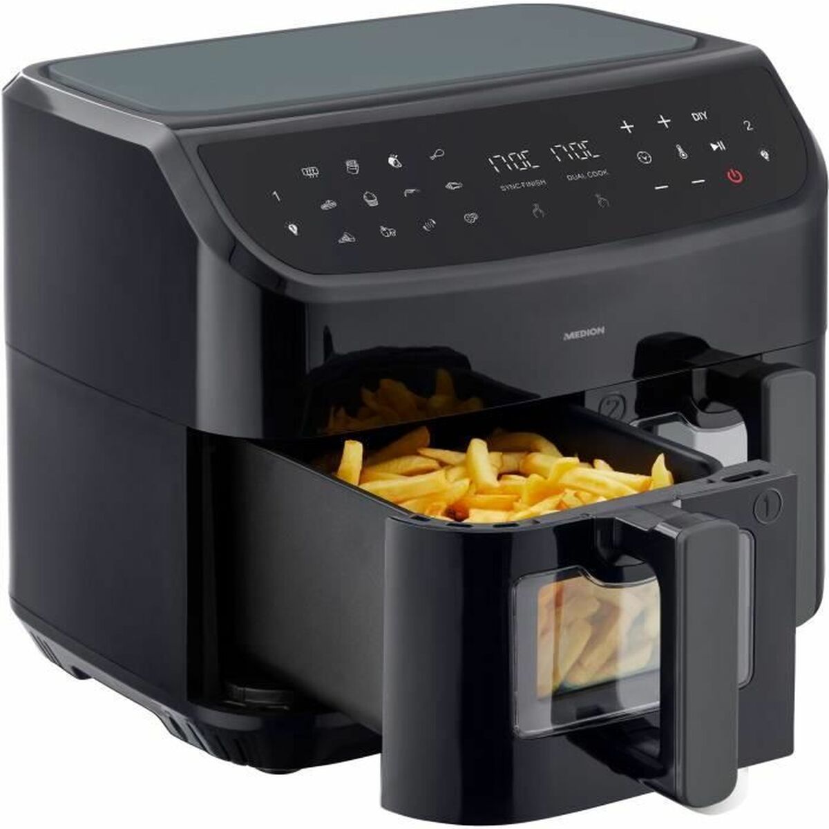 Luftfritös Medion LIFE P20 Svart 2600 W 8,7 l - 4