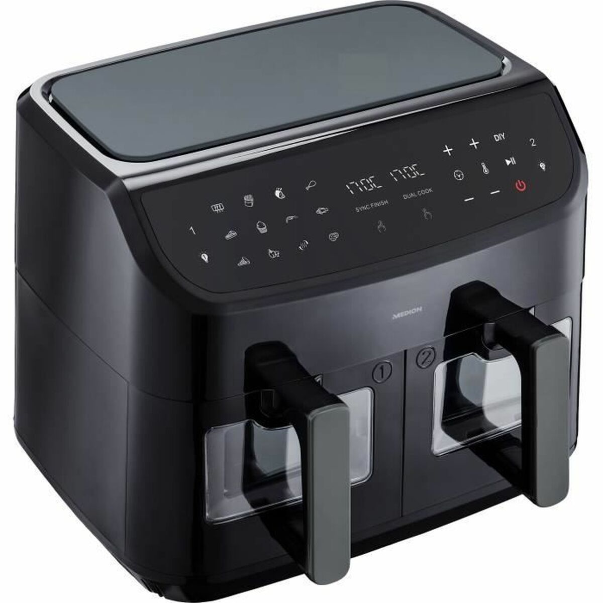 Luftfritös Medion LIFE P20 Svart 2600 W 8,7 l - 2