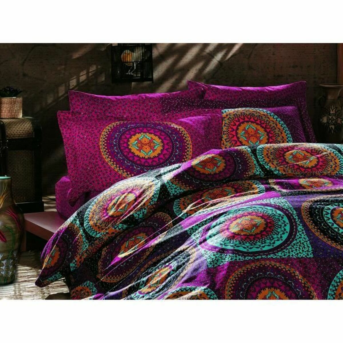 Täckslagsset Multicolour 220 x 240 cm - 2