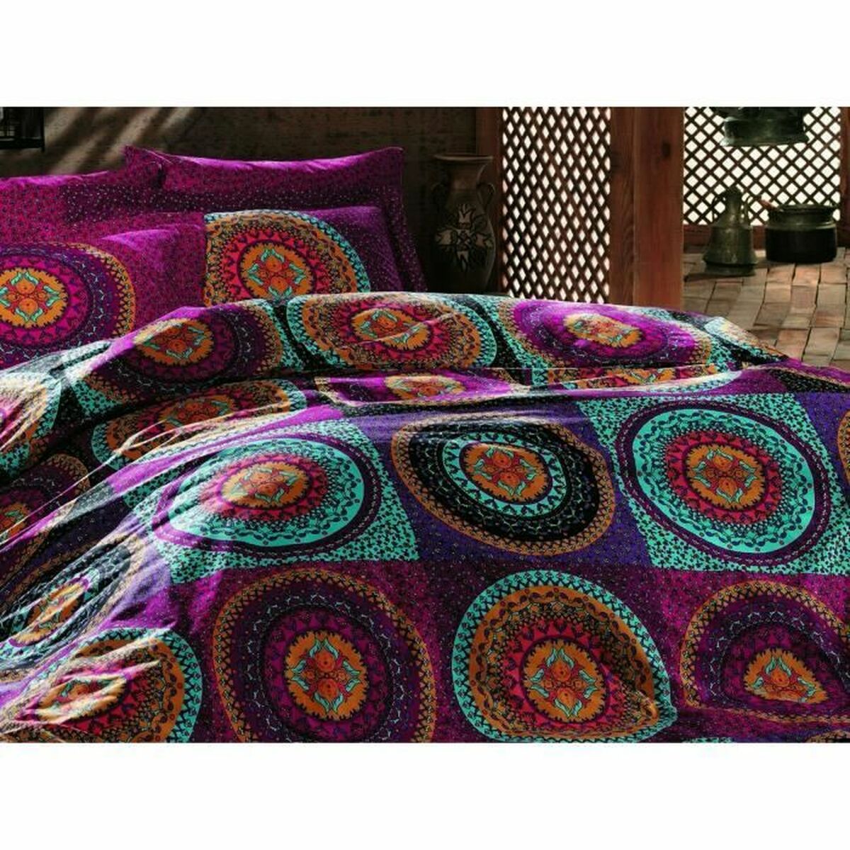 Täckslagsset Multicolour 220 x 240 cm - 3