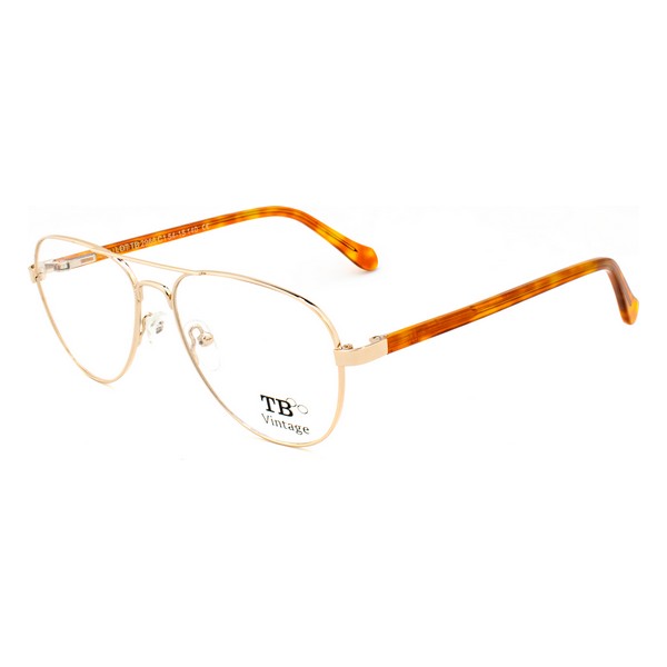 Glasögonbågar Titto Bluni TB2966-C1 Gyllene ø 54 mm - 3