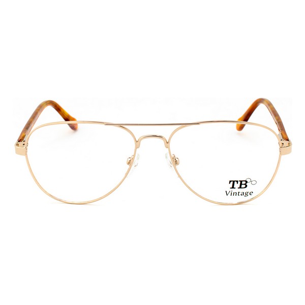Glasögonbågar Titto Bluni TB2966-C1 Gyllene ø 54 mm - 2
