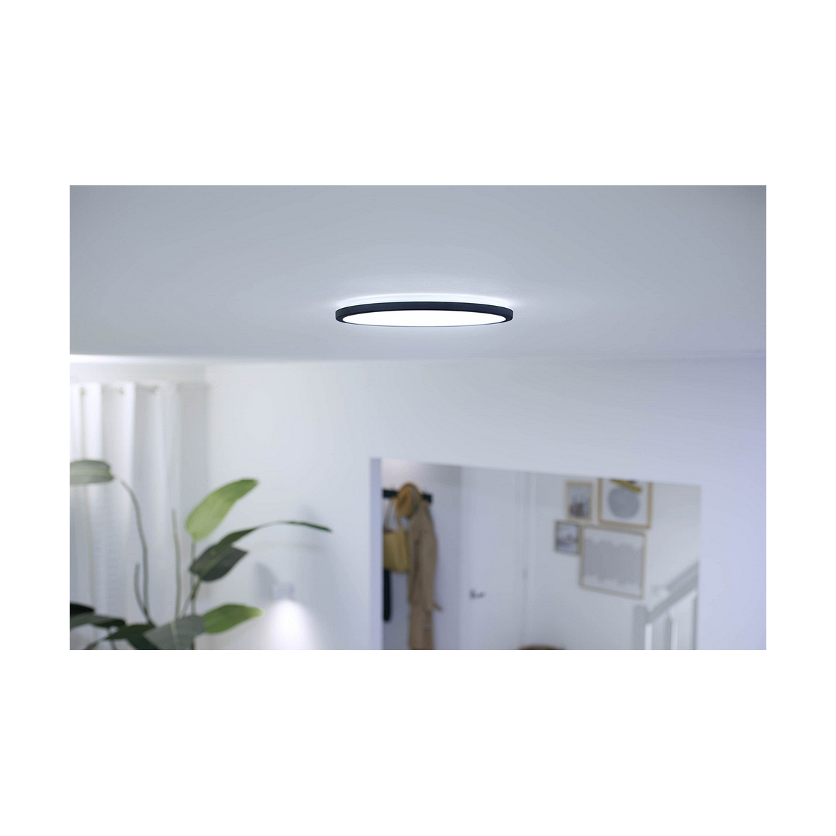 Taklampa Philips Wiz 14 W ø 24,2 x 2,3 cm Vit Svart Multicolour Metall Aluminium (2700 K) (6500 K) - 7