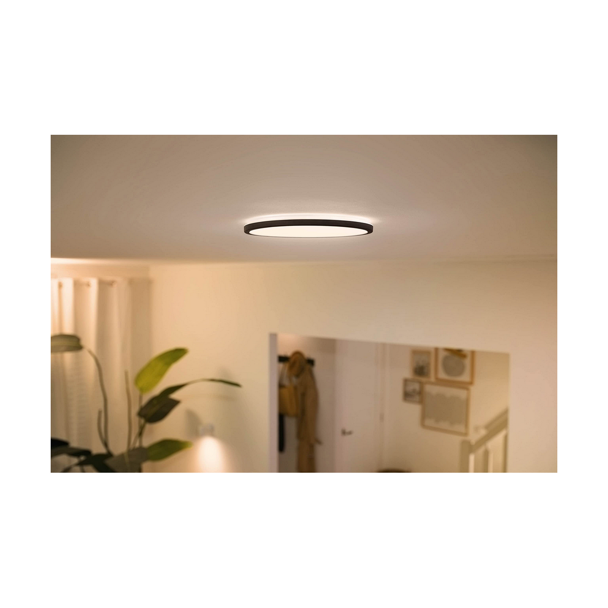 Taklampa Philips Wiz 14 W ø 24,2 x 2,3 cm Vit Svart Multicolour Metall Aluminium (2700 K) (6500 K) - 6