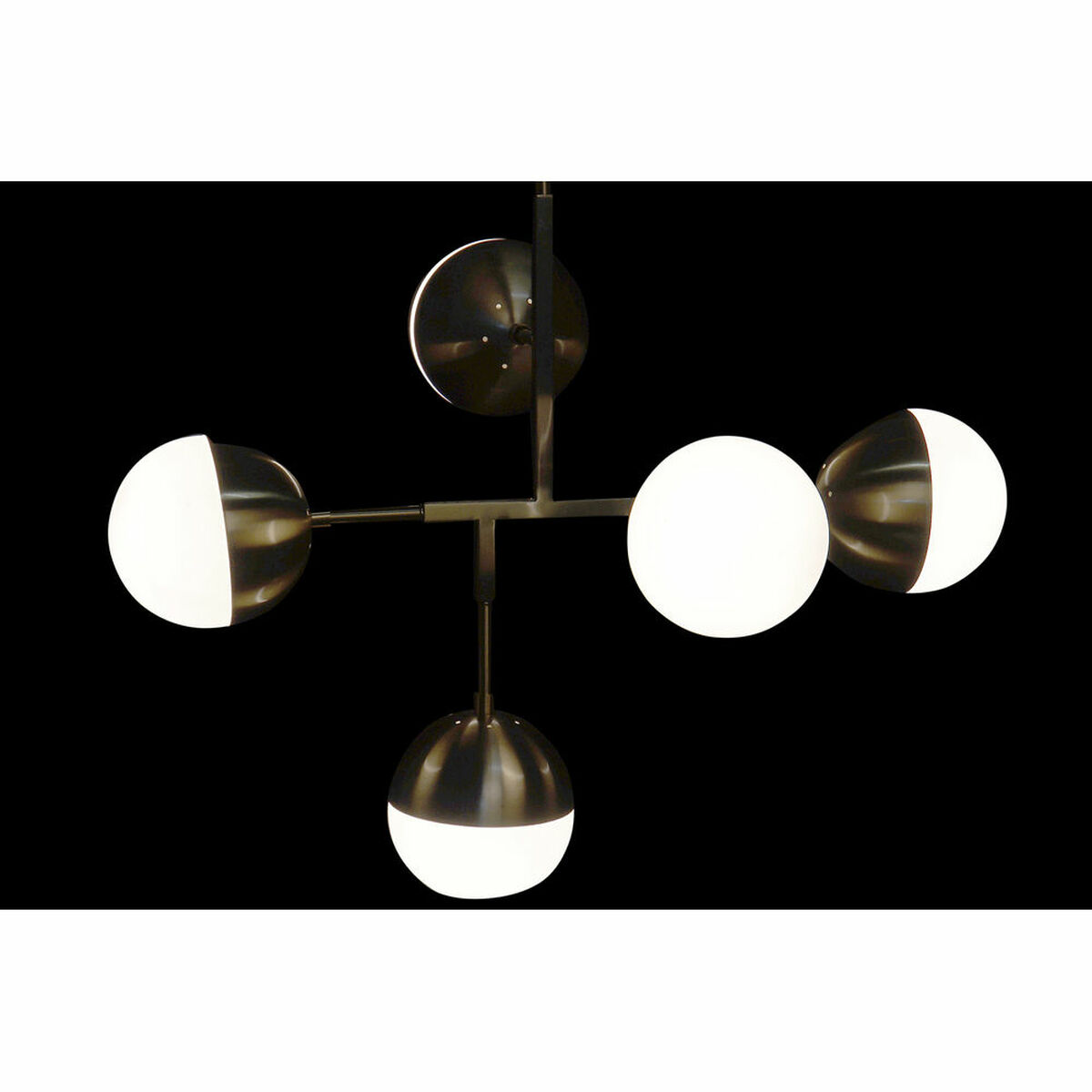Taklampa DKD Home Decor Metall Glas Gyllene (74 x 52 x 168 cm) - 3