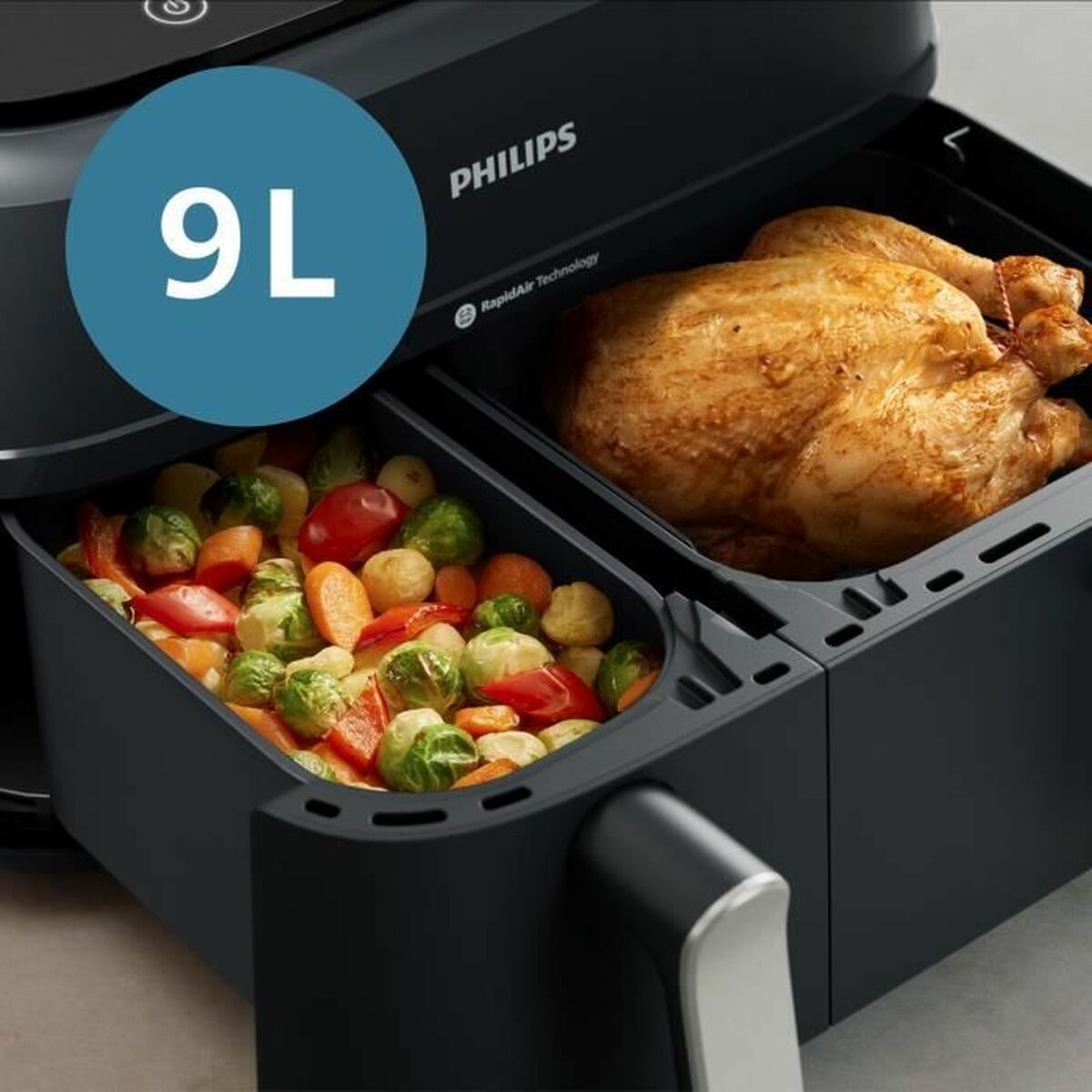 Luftfritös Philips Na351.00 Svart 9 L - 2