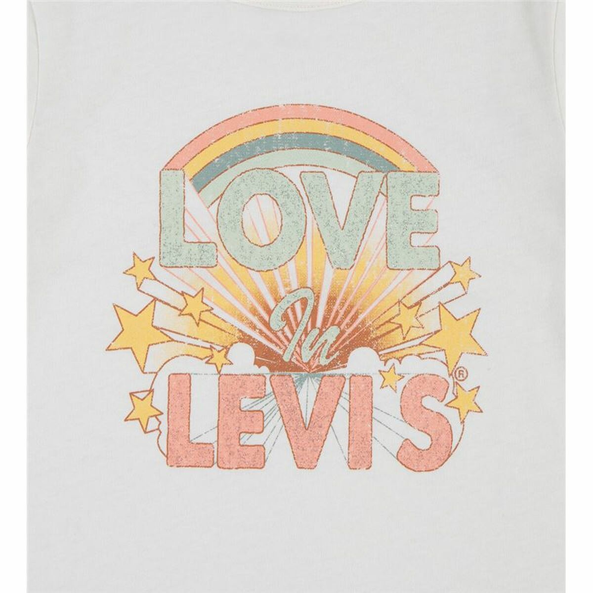 Barn T-shirt med kortärm Levi's Double Cuff - 2