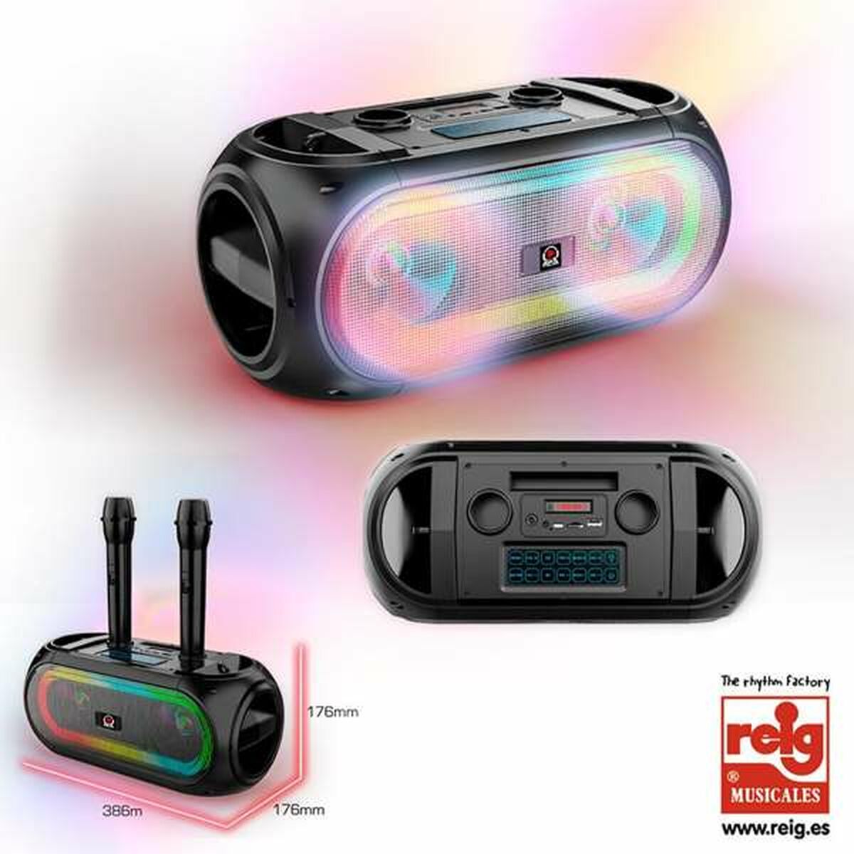 Bärbar Bluetooth Högtalare Reig - 2