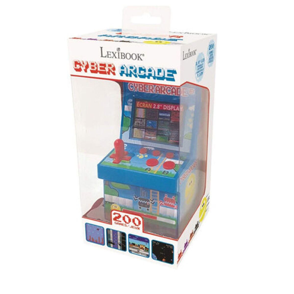 Konsol Cyber Arcade 200 Games Lexibook JL2940 LCD 2,5" - 2