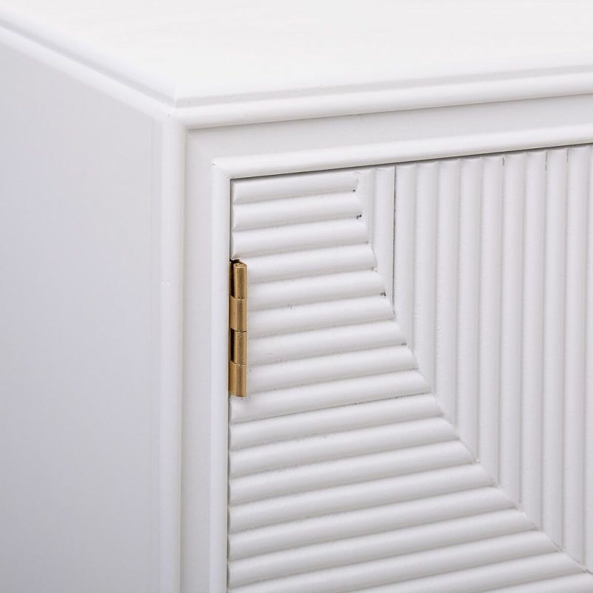Skänk Alexandra House Living Vit Gyllene 40 x 61 x 121 cm - 5