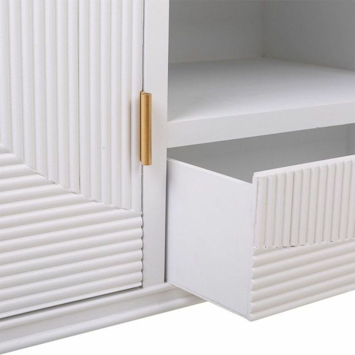 Skänk Alexandra House Living Vit Gyllene 40 x 61 x 121 cm - 6