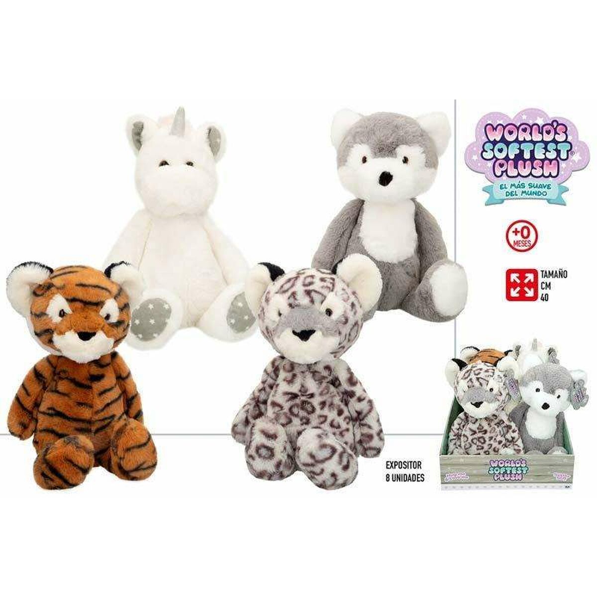 Mjukisleksak Colorbaby Beverly Hills 40 cm - 2