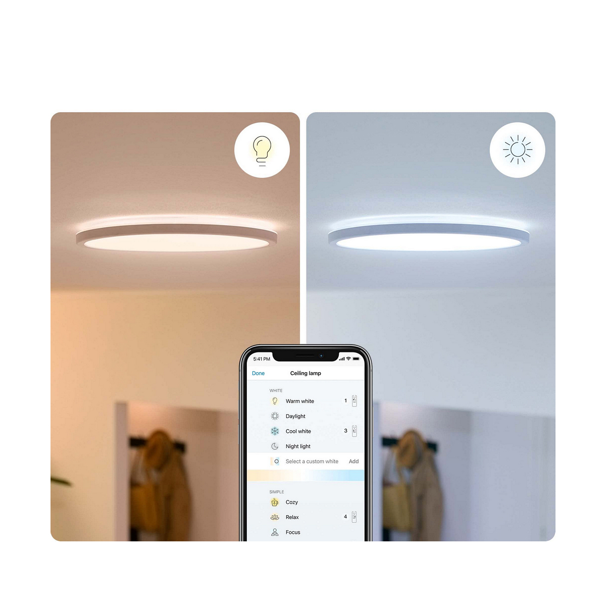 Taklampa Philips Wiz 16 W 29,2 x 2,3 cm Vit Multicolour (2700 K) (6500 K) - 8