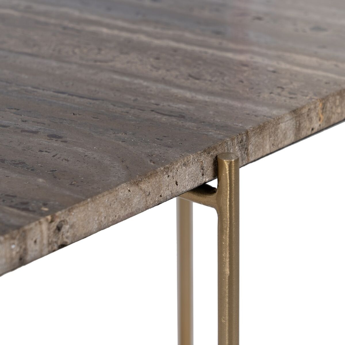 Soffbord Marmor Järn 50 x 50 x 45 cm - 5