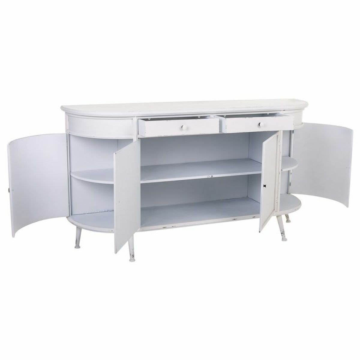 Skänk Alexandra House Living Vit Järn 40 x 80 x 150 cm - 5