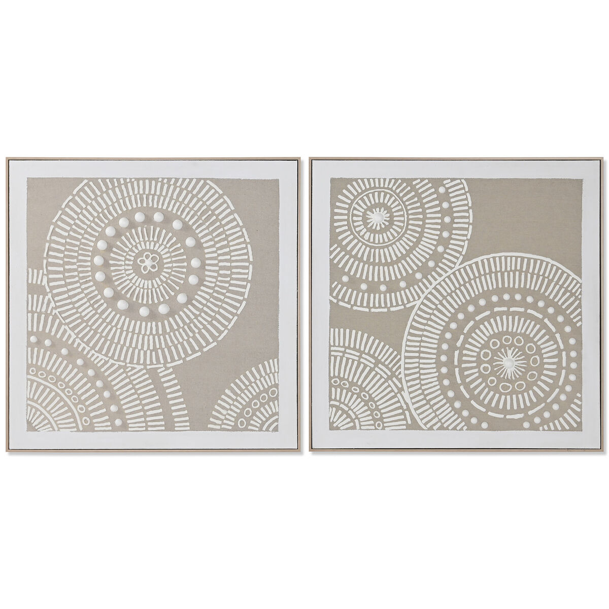 Kanvas Home ESPRIT polystyren Kanvas 82 x 4,5 x 82 cm