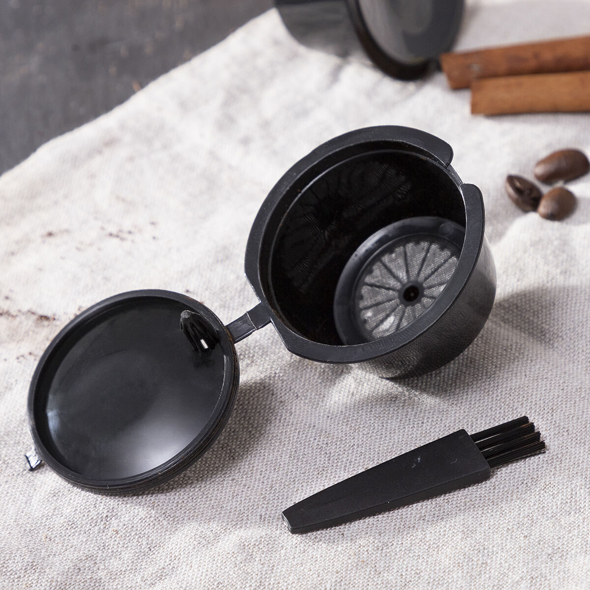 Uppsättning med 3 återanvändbara kaffekapslar Redol InnovaGoods - 14