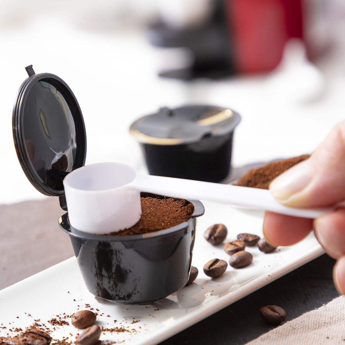 Uppsättning med 3 återanvändbara kaffekapslar Redol InnovaGoods - 20