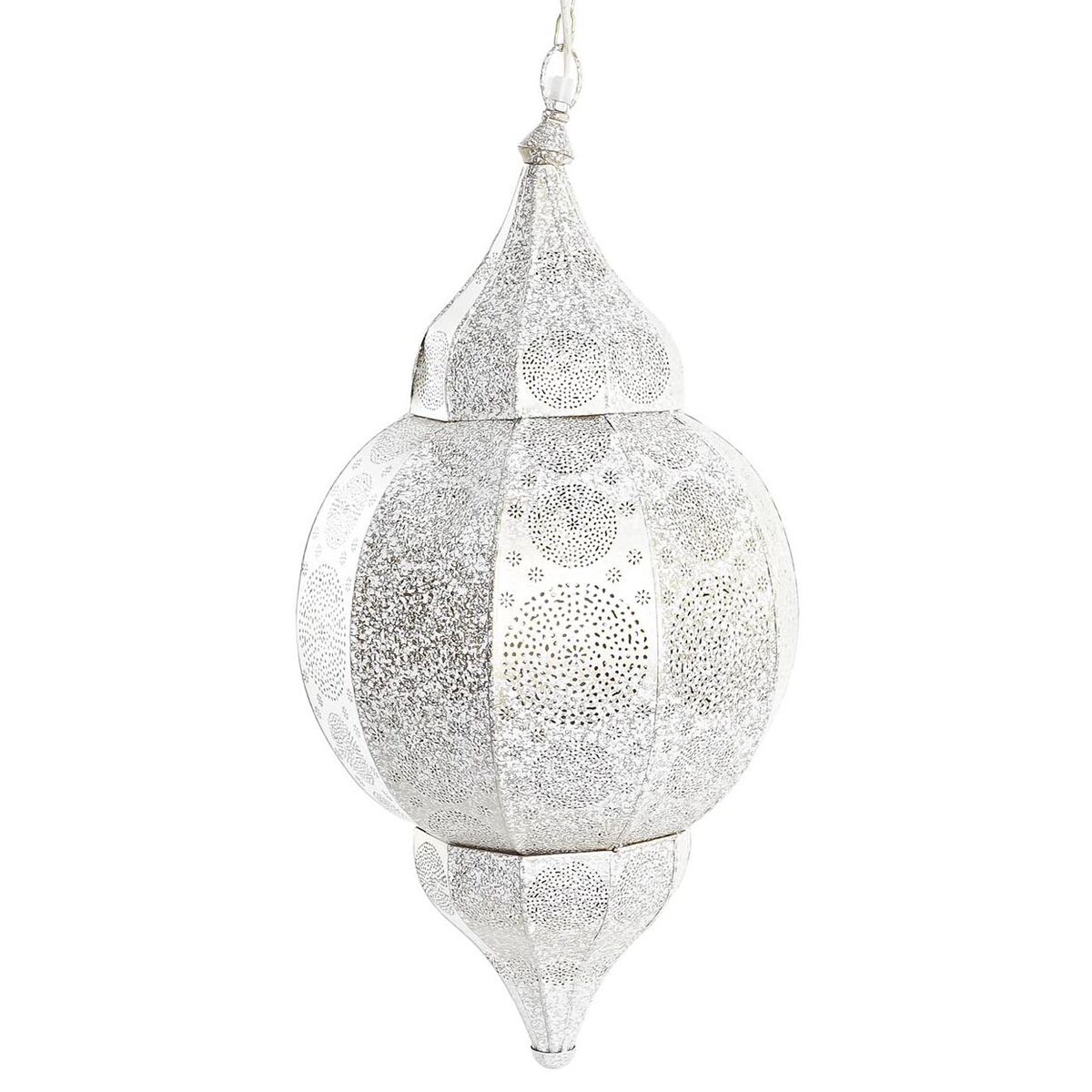 Taklampa DKD Home Decor 31 x 31 x 64 cm Gyllene Vit Järn 50 W