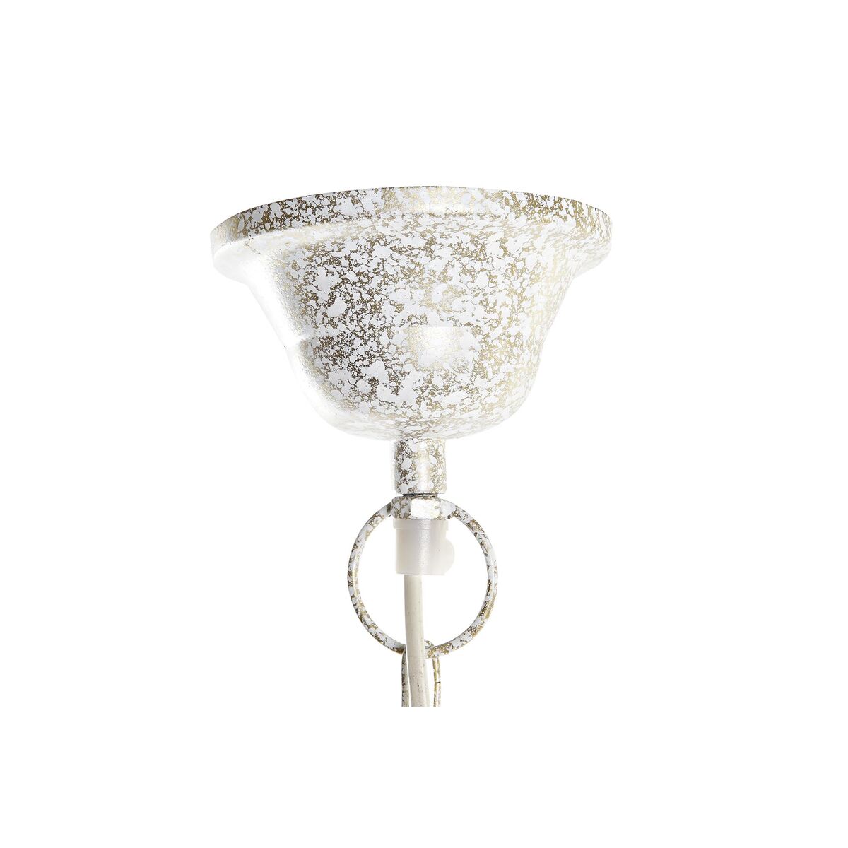 Taklampa DKD Home Decor 31 x 31 x 64 cm Gyllene Vit Järn 50 W - 4