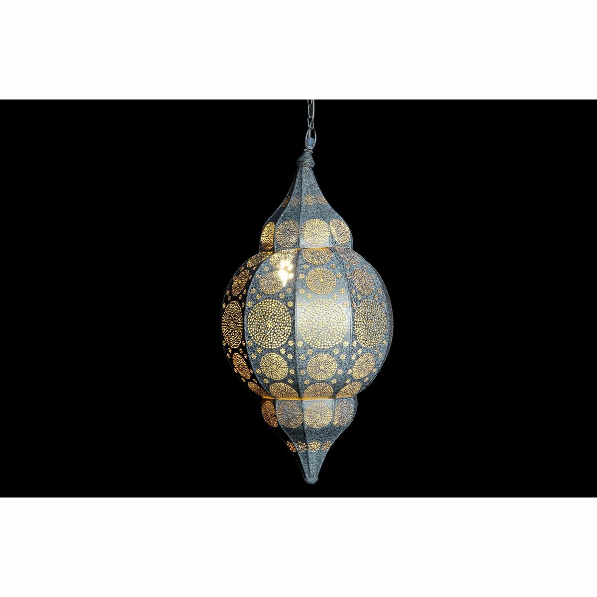 Taklampa DKD Home Decor 31 x 31 x 64 cm Gyllene Vit Järn 50 W - 5
