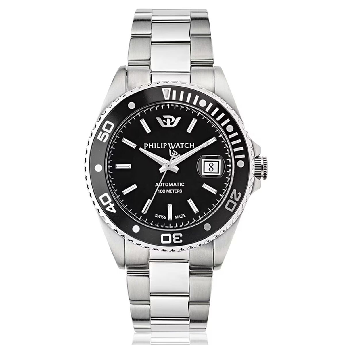 Herrklocka Philip Watch R8223597026 Svart Silvrig - 3