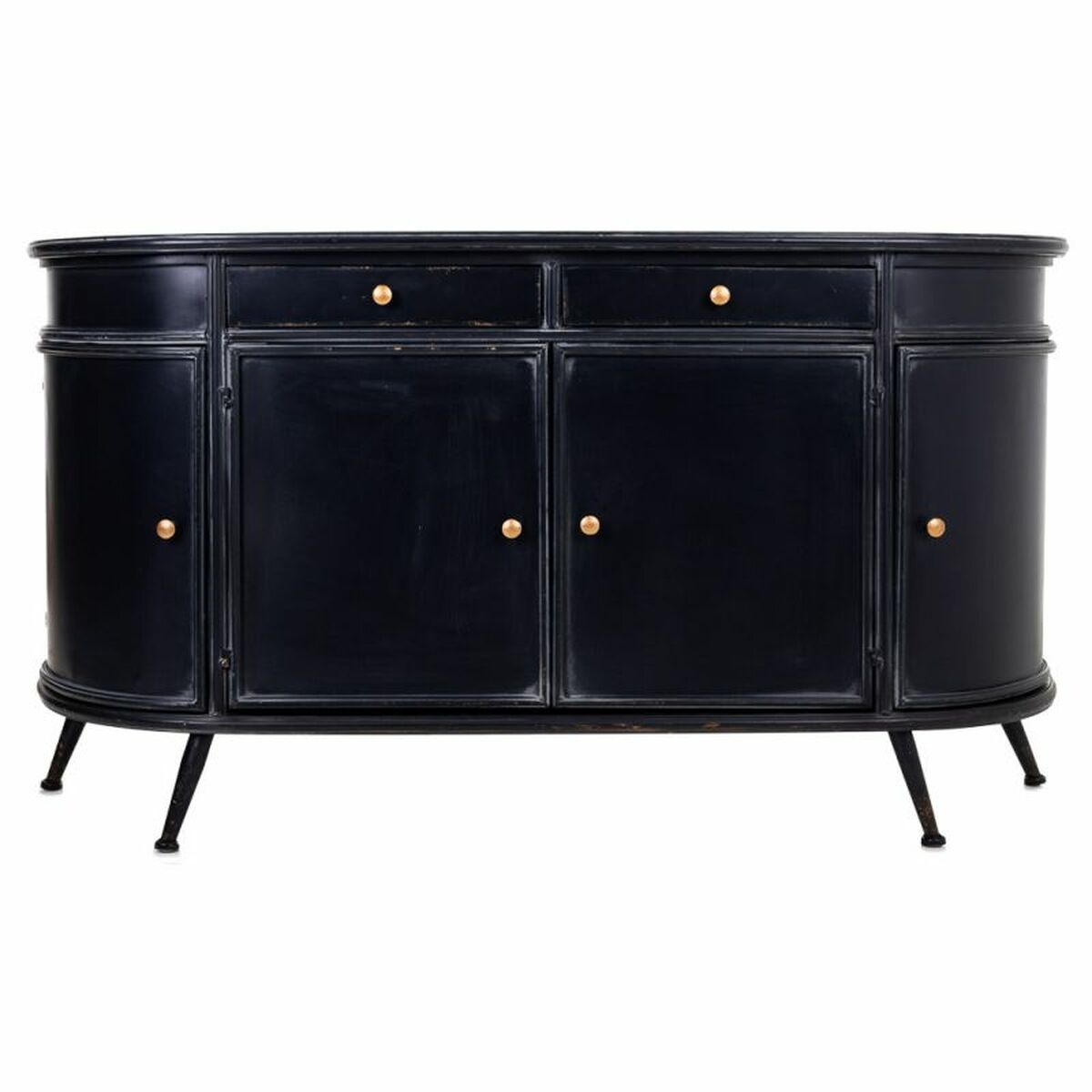 Skänk Alexandra House Living Svart Järn 40 x 80 x 150 cm - 3