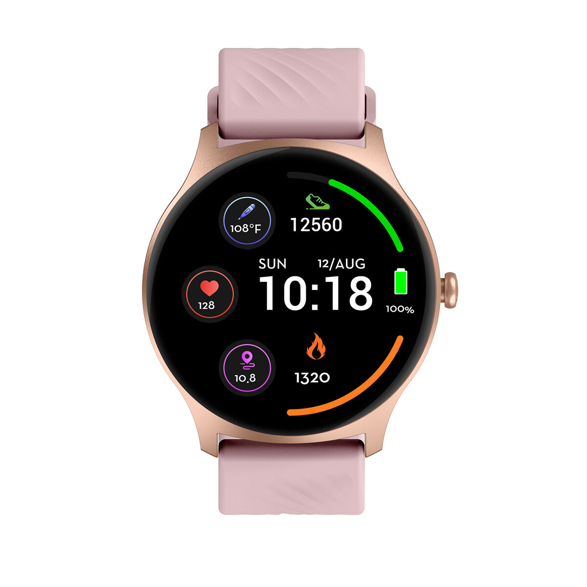 Smartklocka Denver Electronics SWC-387RO Rosa Guldrosa - 2
