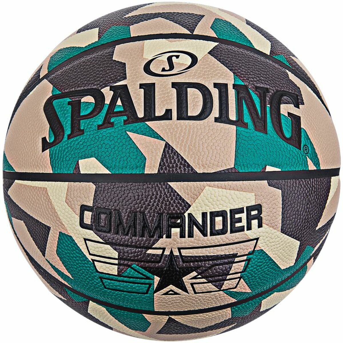 Basketboll Commander Poly Spalding Commander Brun 7 Syntetisk (Storlek 7) - 3