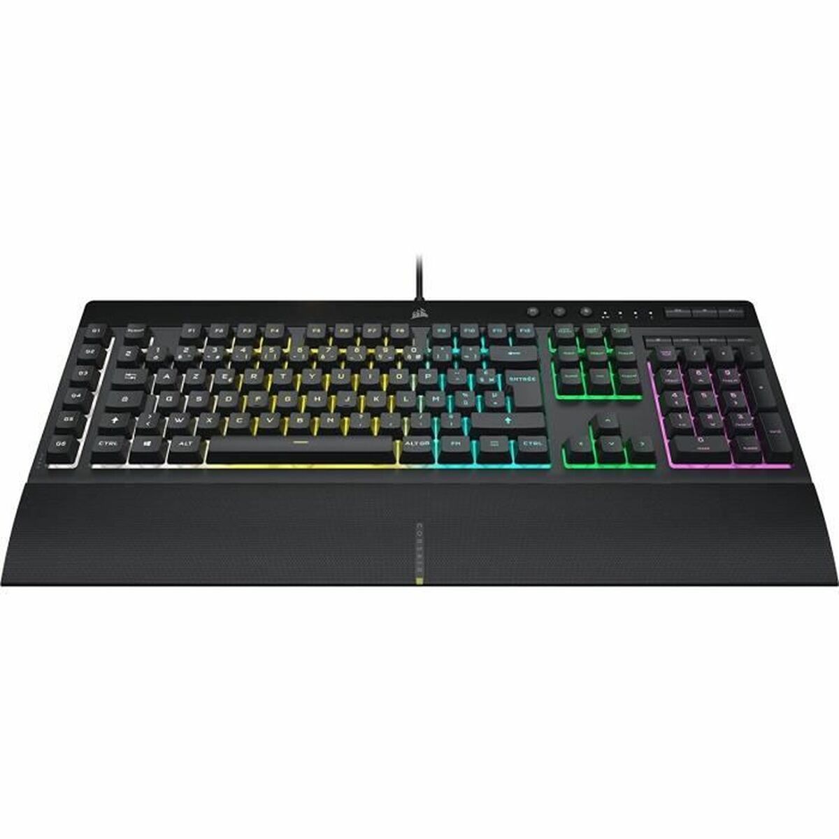 Gaming Tangentbord/ OR: Speltangentbord Corsair K55 RGB PRO AZERTY - 7