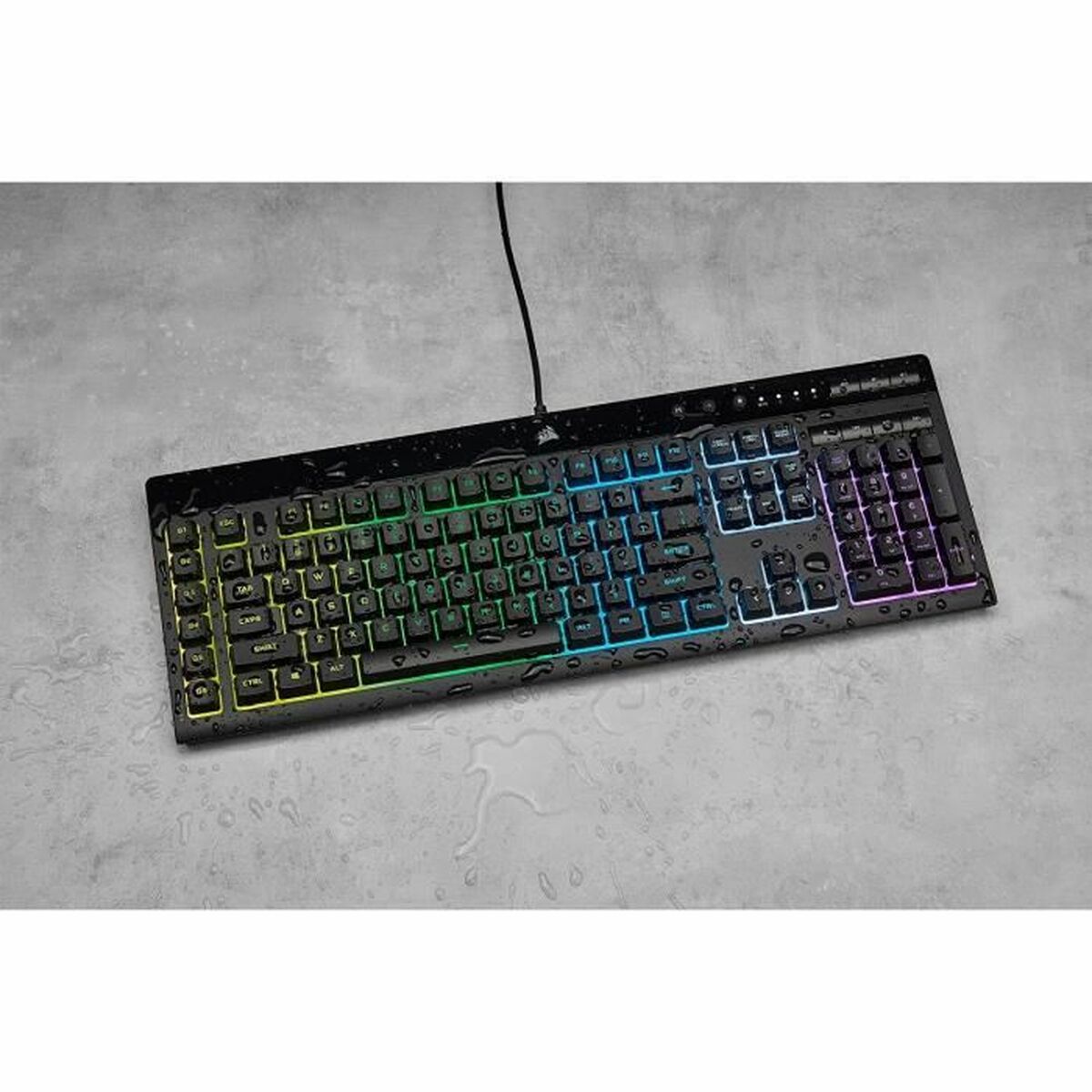 Gaming Tangentbord/ OR: Speltangentbord Corsair K55 RGB PRO AZERTY - 2