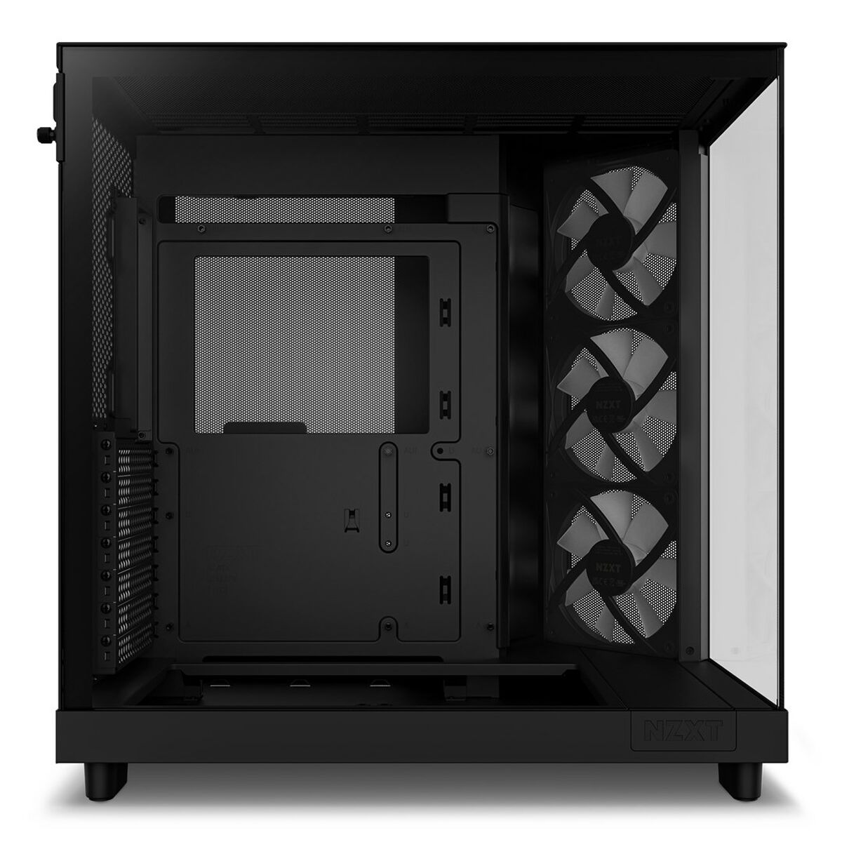 ATX Semitorn NZXT H6 Air Flow Svart - 4
