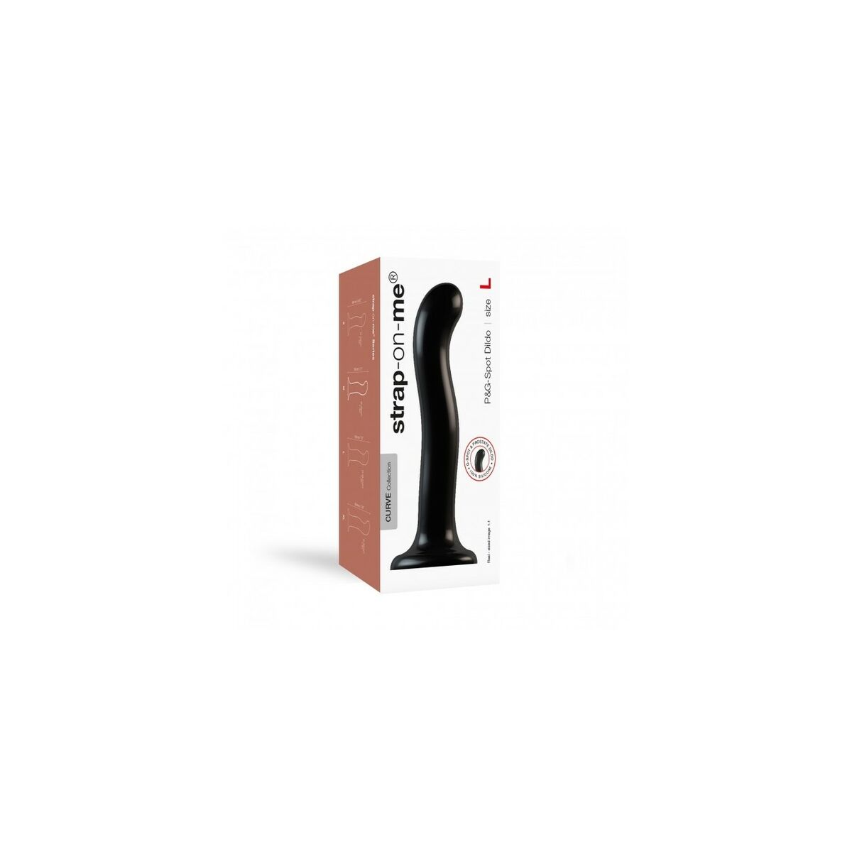 Dildo Strap-on-me POINT STIMULATOR Svart L - 2
