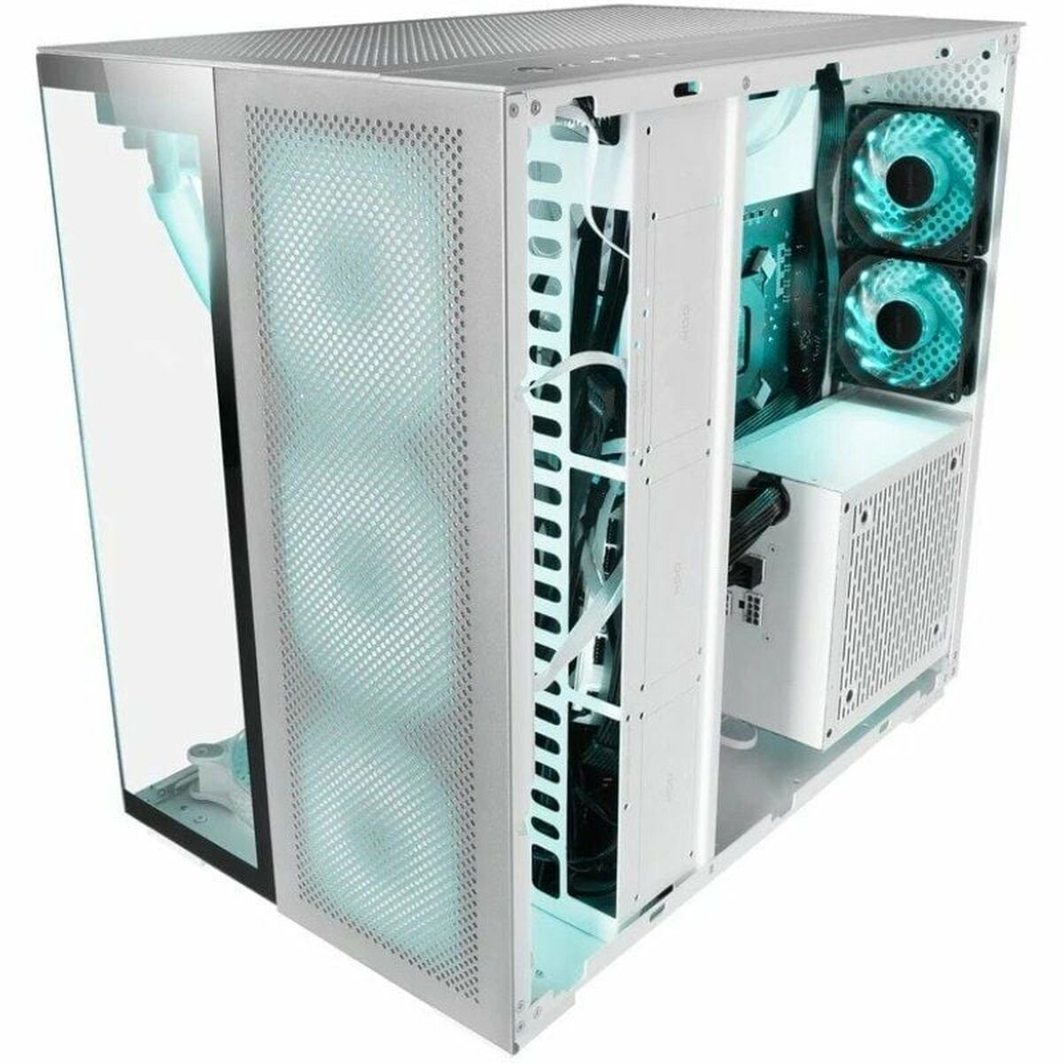 ATX Semitorn Mars Gaming MCNOVA2 Vit Silvrig - 3