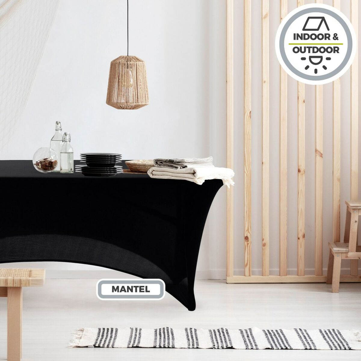 Skyddsväska Aktive Svart 183 x 76 x 76 cm Bord Dodatki Fordon Väg (6 antal) - 6
