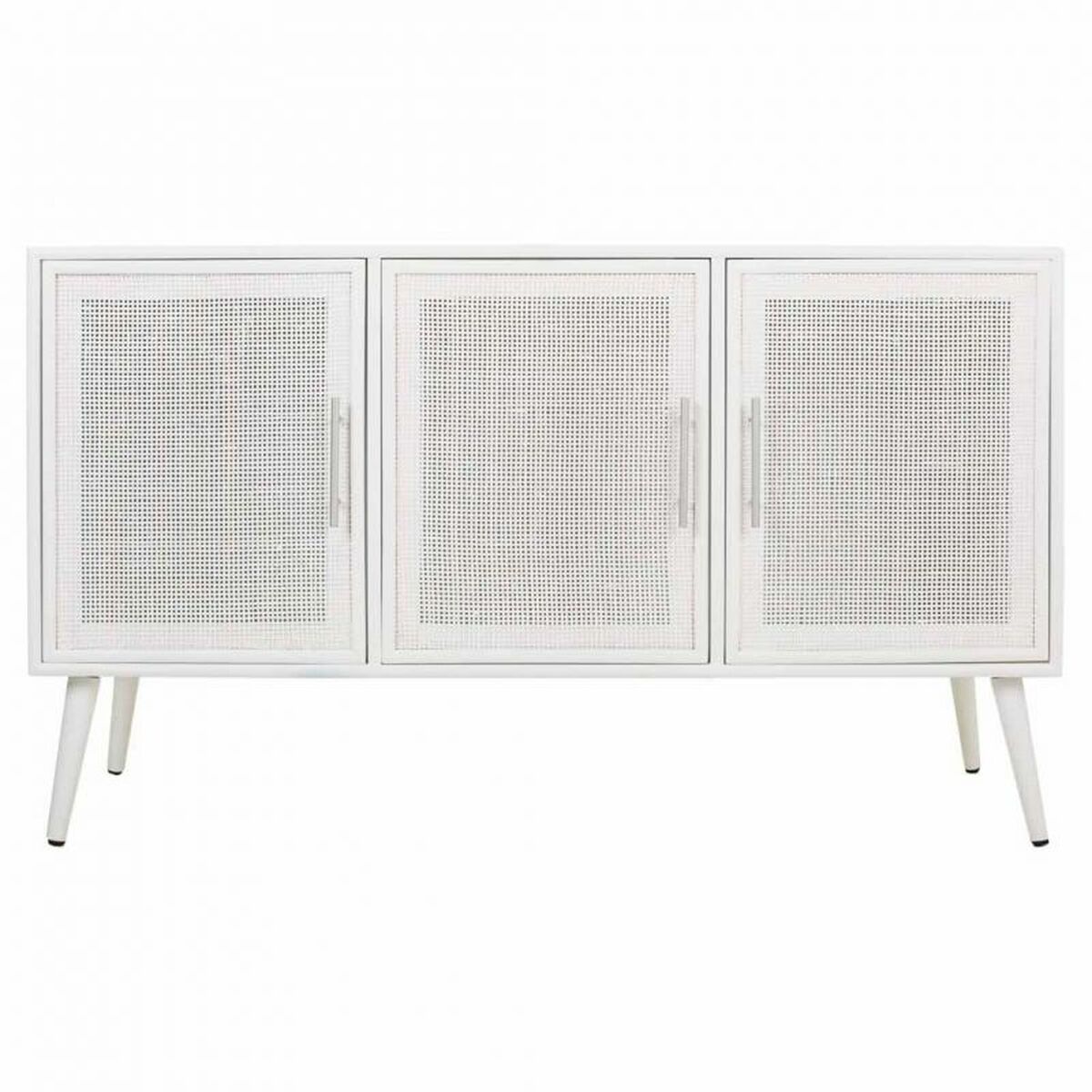 Skänk Alexandra House Living Vit Silvrig Bambu Trä MDF 41 x 71 x 120 cm - 4