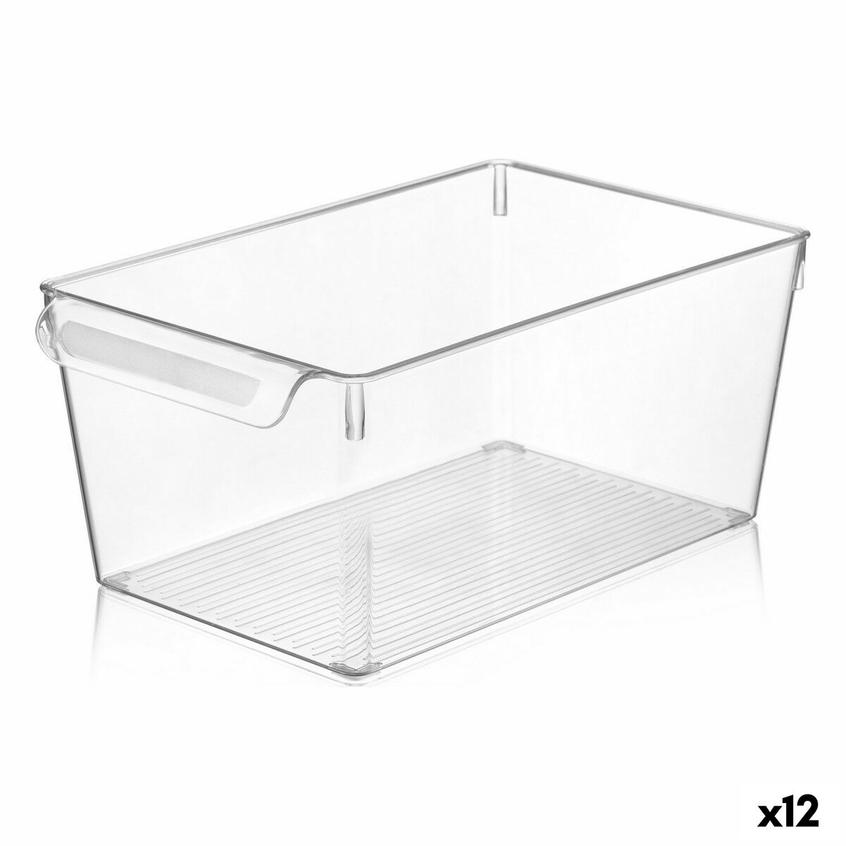 Allsidig låda Quttin Transparent 20 x 32,5 x 14 cm (12 antal)
