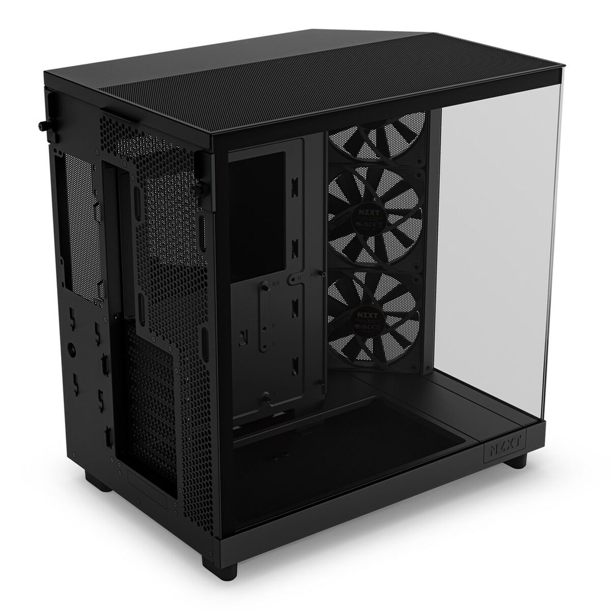 ATX Semitorn NZXT H6 Air Flow Svart - 3