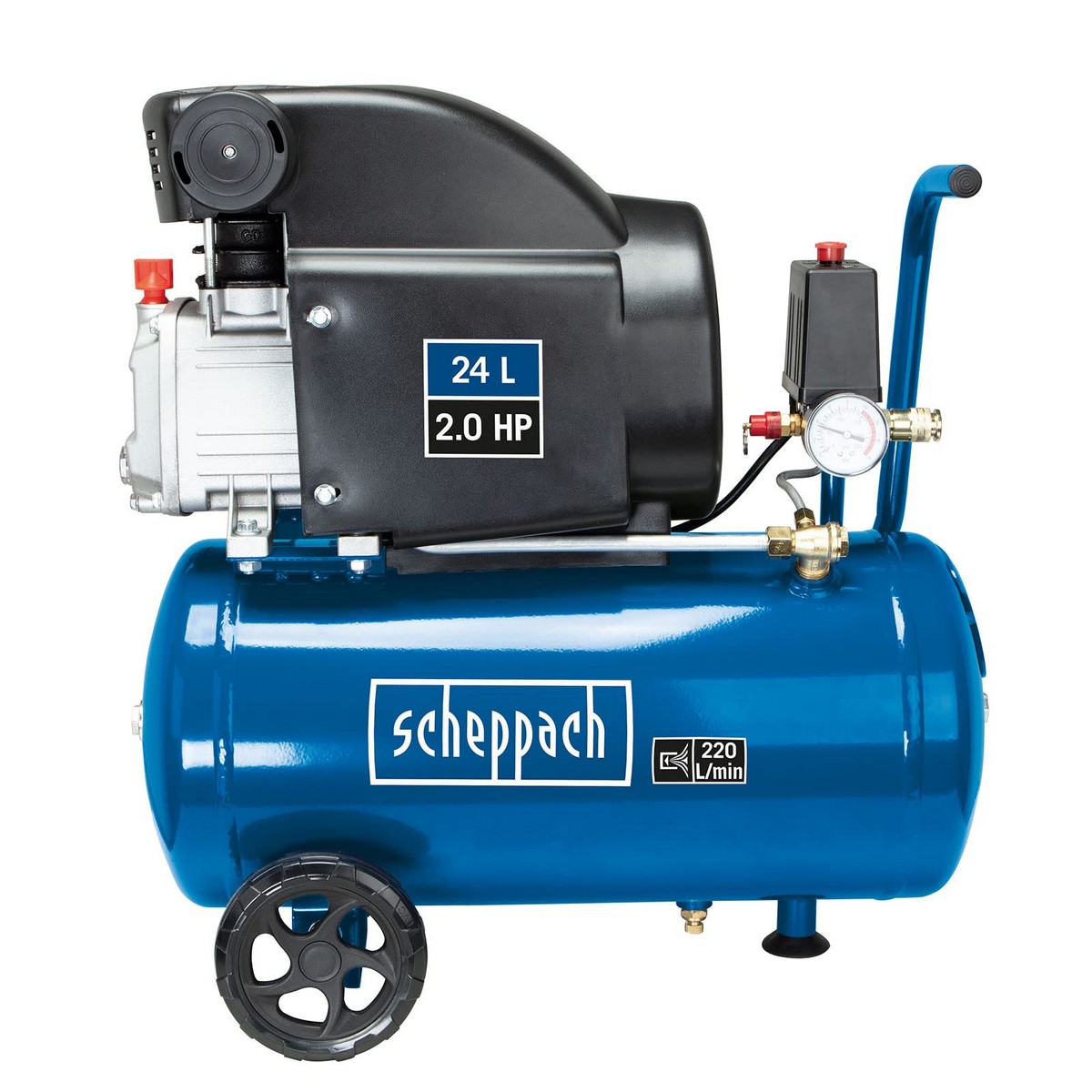 Luftkompressor Scheppach HC26 8 bar 1500 W 24 L - 2