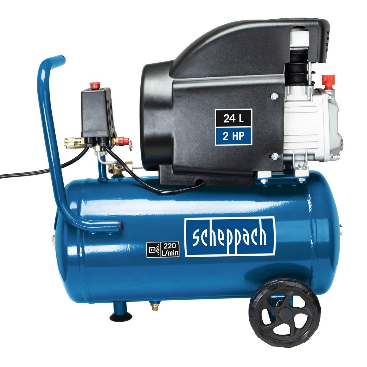 Luftkompressor Scheppach HC26 8 bar 1500 W 24 L - 3