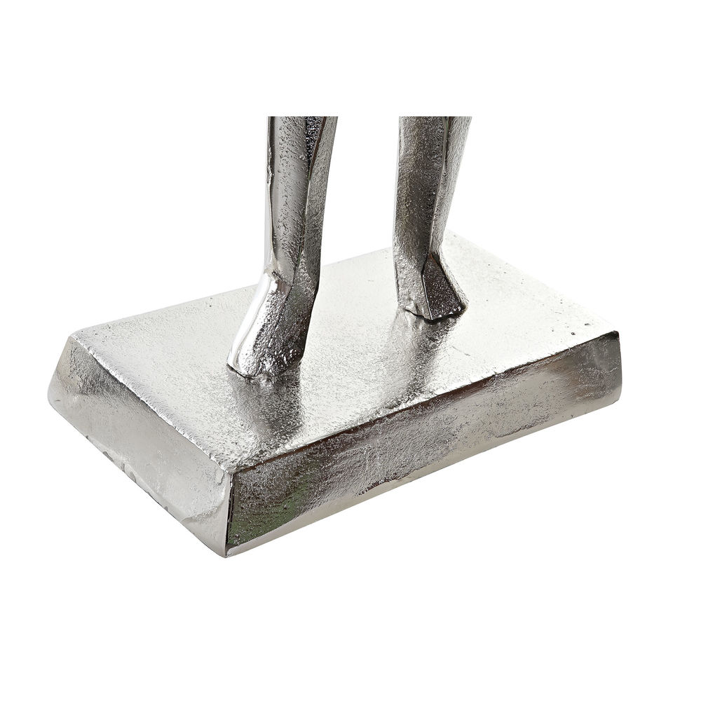 Prydnadsfigur DKD Home Decor 8424001856480 23 x 13 x 62 cm Silvrig (2 antal) - 2