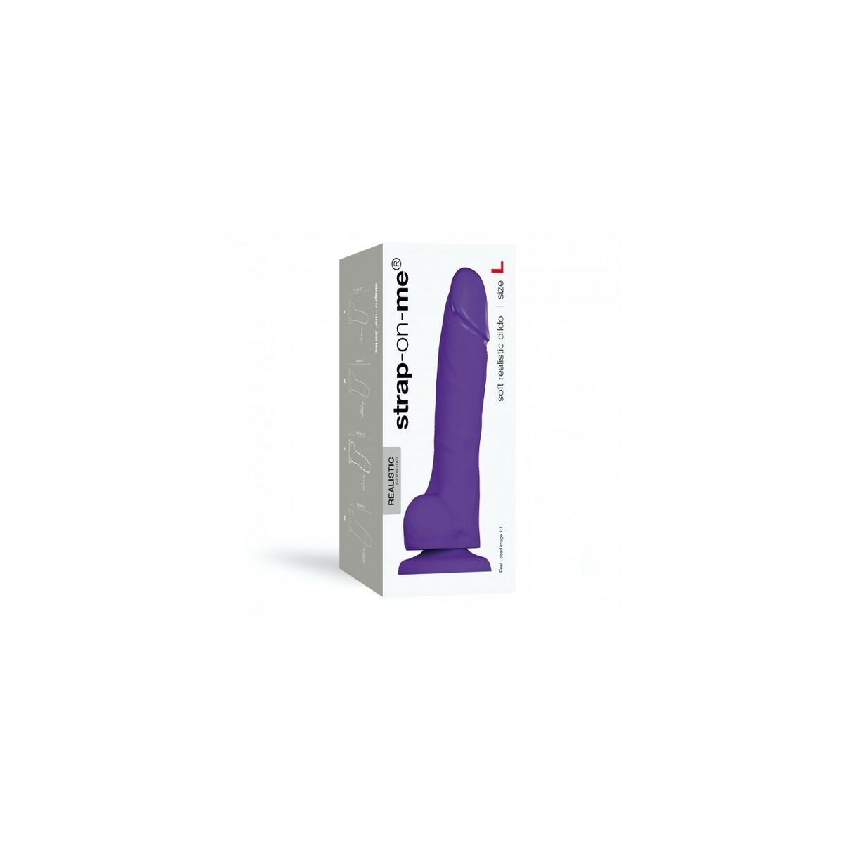 Dildo Strap-on-me 6015919 Purpur L - 3