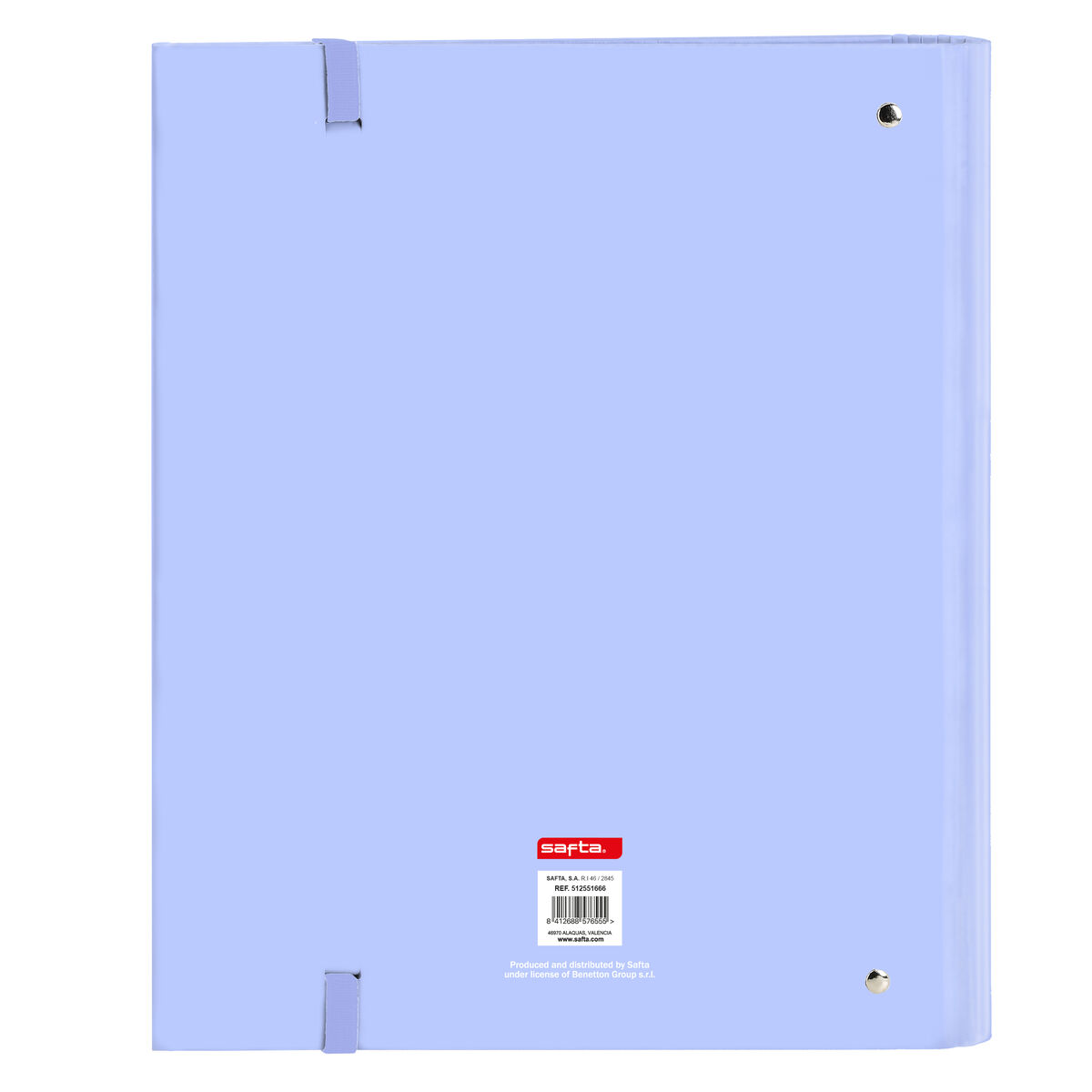 Ringpärm Benetton Lila Lila 27 x 32 x 3.5 cm - 2