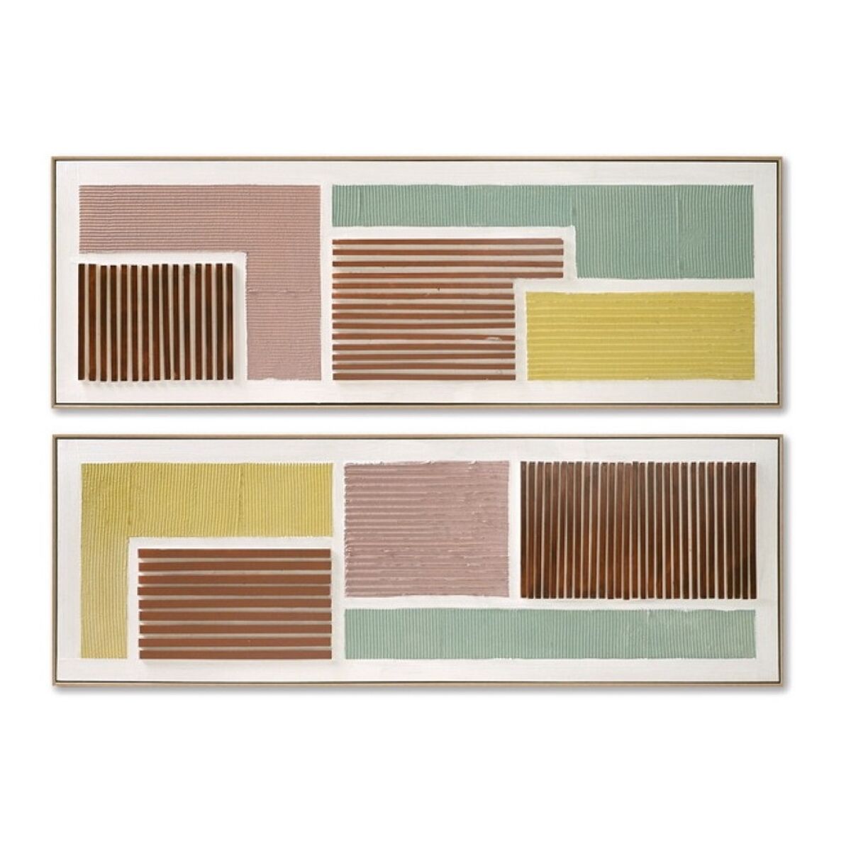 Kanvas Home ESPRIT polystyren Kanvas 152 x 4,5 x 52 cm