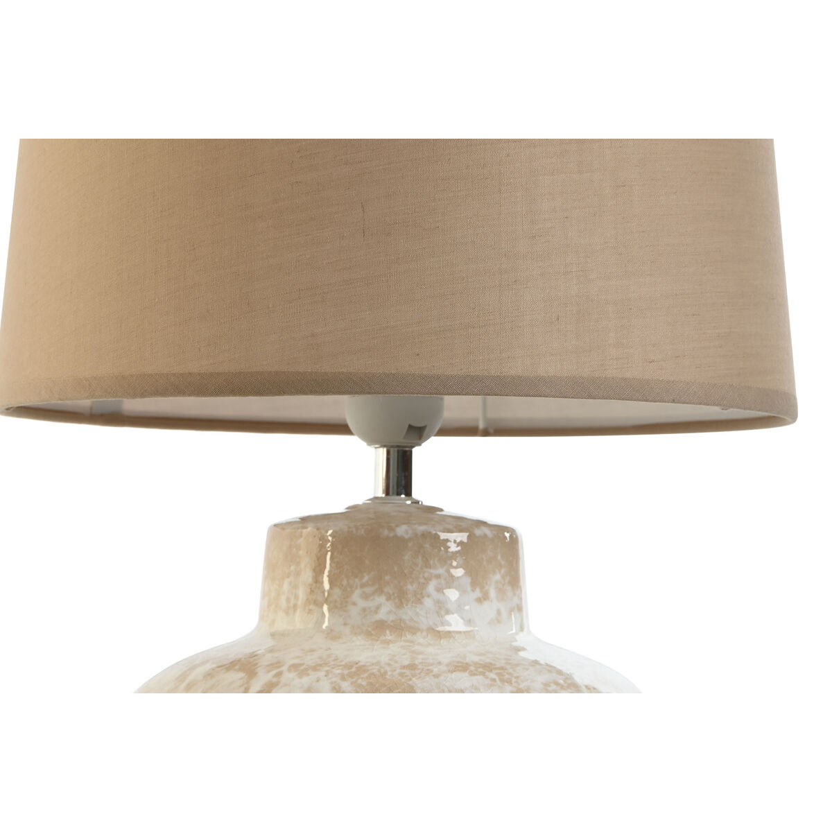 Bordslampa Home ESPRIT Brun Beige Stengods 50 W 220 V 30 x 30 x 44 cm - 2
