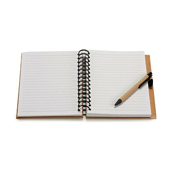 Spiralbundet anteckningsblock med penna Pincello 2,5 x 21 x 18 cm Kalkylator (12 antal)